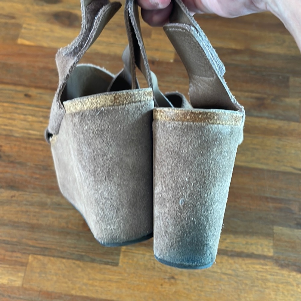 Pedro Garcia‎ Tan Suede Platform Sandals - Size 41 11 - Picture 6 of 12